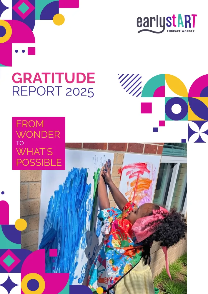 EarlystART Gratitude Report 2025 cover